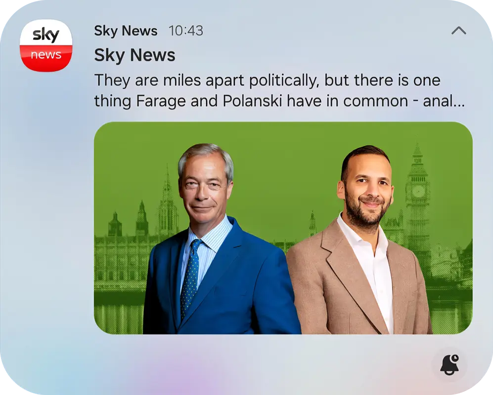 A screenshot of an iOS notification for a Sky News headline where the word 'analyst' has been cut off to look like 'anal' causing an embarrassing shift in the meaning of the headline